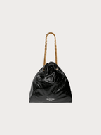 BALENCIAGA Women's Crush Tote Bag Crushed Calfskin(Medium/Black) - LONDONKELLY 英國名牌代購