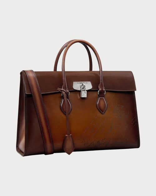 BERLUTI E'Mio Scritto Leather Briefcase | 伯鲁提 公事包 (多色) - LONDONKELLY 英国名牌代购