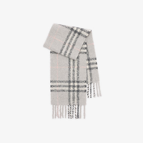BURBERRY Check Alpaca Wool Blend Boucle Scarf | 博柏利 頸巾 (多色) - LondonKelly 英國名牌代購