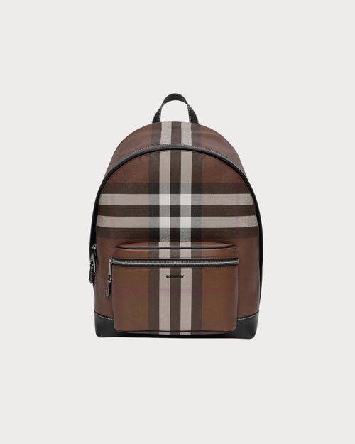 BURBERRY Check Backpack | 博柏利 背囊 (啡色) - LONDONKELLY 英國名牌代購