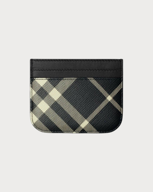 BURBERRY Check Card Case Black/Calico | 博柏利 格紋卡套 (黑色) - LONDONKELLY 英國名牌代購