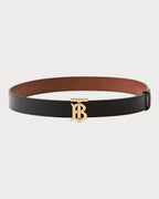 BURBERRY Leather Reversible TB Belt | 博柏利 双面皮带 (3CM/黑啡色) - LONDONKELLY 英国名牌代购