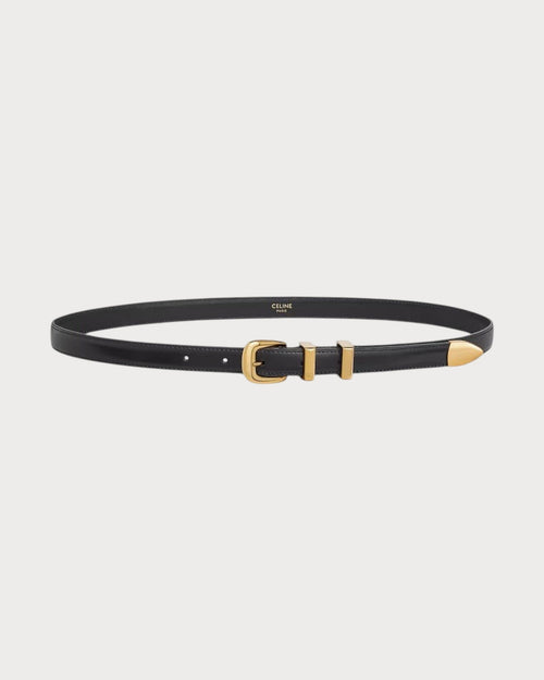 CELINE Small 18MM Western Belt in Taurillon Leather | 赛琳 小型皮带 (多色) - LondonKelly 英国名牌代购