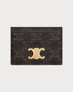 CELINE Triomphe Card Holder | 賽琳 卡套 (啡色老花) - LONDONKELLY 英國名牌代購