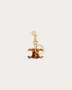 CELINE Triomphe Keyring Charm In Plexiglass | 赛琳 锁匙扣 (啡色) - LondonKelly 英国名牌代购