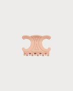 CELINE Triomphe Large Hair Claw in Acetate | 赛琳 大型发夹 (裸色) - LONDONKELLY 英国名牌代购