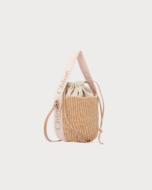 CHLOE Small Woody Basket | 蔻依 草編籃 (粉紅色) - LondonKelly 英國名牌代購