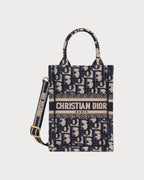 CHRISTIAN DIOR Mini Book Tote Phone Bag | 迪奥 迷你手机袋 (蓝色老花) - LondonKelly 英国名牌代购
