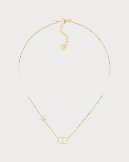 CHRISTIAN DIOR Petit CD Necklace | 迪奥 颈链 (金色) - LONDONKELLY 英国名牌代购