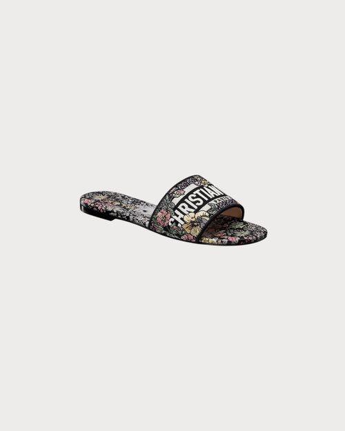 CHRISTIAN DIOR Women's Dway Slide | 迪奧 涼鞋 (黑色) - LondonKelly 英國名牌代購