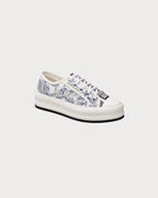 CHRISTIAN DIOR Women's Walk'n'Dior Platform Sneaker | 迪奧 厚底波鞋 (藍白色) - LondonKelly 英國名牌代購