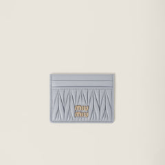 MIU MIU Matelasse Nappa Leather Card Holder | 繆繆 卡套 (多色)