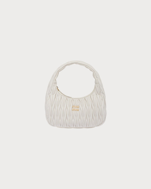 MIU MIU Wander Matelasse Nappa Leather Hobo Bag L Size | 缪缪腋下袋(大码/多色)