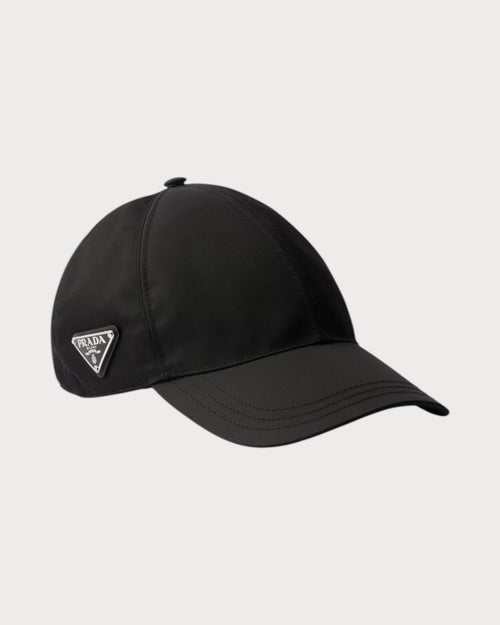 PRADA Men's Re-Nylon Baseball Cap Black | 普拉達 男仕棒球帽 (黑色)