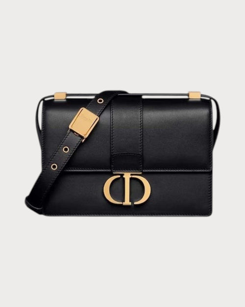 CHRISTIAN DIOR Small 30 Montaigne Bag | 迪奧 30蒙田手袋 (Black)