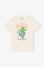 GANNI Off - White Grapes Print T-shirt | 短袖提子上衣 (白色) - LondonKelly 英國名牌代購