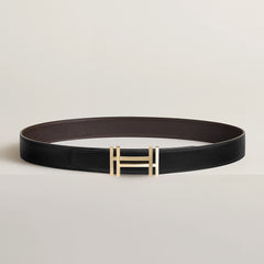 HERMES Men's H Au Carre Belt Buckle & Reversible Leather Strap | 愛馬仕 男仕雙面皮帶 (32MM/ 多色)