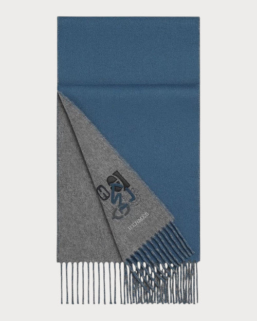 HERMES Recto - Verso PM H Puzzle Scarf | 爱马仕 男仕颈巾 (多色) - LONDONKELLY 英国名牌代购