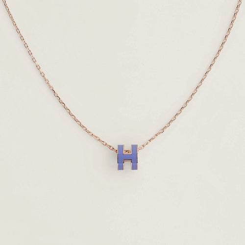 HERMES Rose Gold Mini Pop H Necklace | 愛馬仕 玫瑰金頸鏈 (多色) - LondonKelly 英國名牌代購