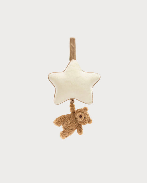 JELLYCAT Bartholomew Bear Musical Pull | 巴塞洛繆熊音樂拉力 (啡色) - LondonKelly 英國名牌代購