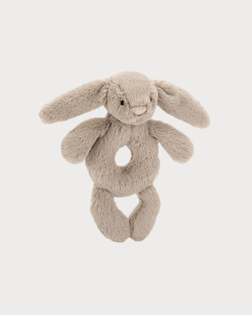 JELLYCAT Bashful Bunny Ring Rattle | 害羞的兔子響鈴 (多色) - LondonKelly 英國名牌代購