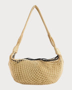 LEMAIRE Croissant Filt Woven and Leather Shoulder Bag(Beige) - LONDONKELLY 英国名牌代购