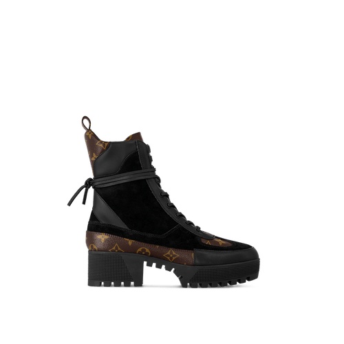 LOUIS VUITTON 1A4XY1 Women's Laureate Desert Boot | 路易威登 短靴 (啡黑色) - LondonKelly 英国名牌代购