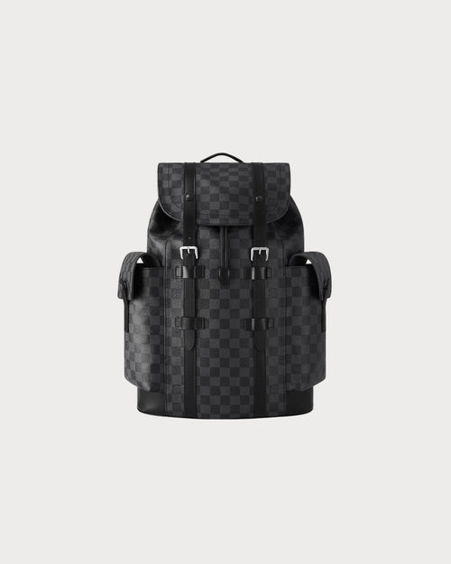 LOUIS VUITTON N41379 男士 Christopher MM 双肩包 | 路易威登 男士双肩包 (黑色)