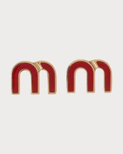 MIU MIU Enameled Metal Earrings | 缪缪 耳环 (多色) - LONDONKELLY 英国名牌代购