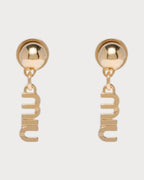 MIU MIU Metal Earrings | 缪缪 耳环 (金色) - LONDONKELLY 英国名牌代购