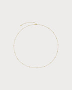 MONICA VINADER Beaded 14ct Yellow - Gold Chain Necklace | 頸鏈 (金色) - LondonKelly 英國名牌代購