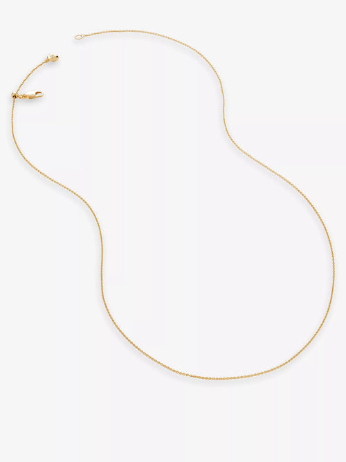 MONICA VINADER Fine 18ct Yellow Gold - Plated Vermeil Sterling - Silver Chain Necklace | 颈链 (金色) - LondonKelly 英国名牌代购