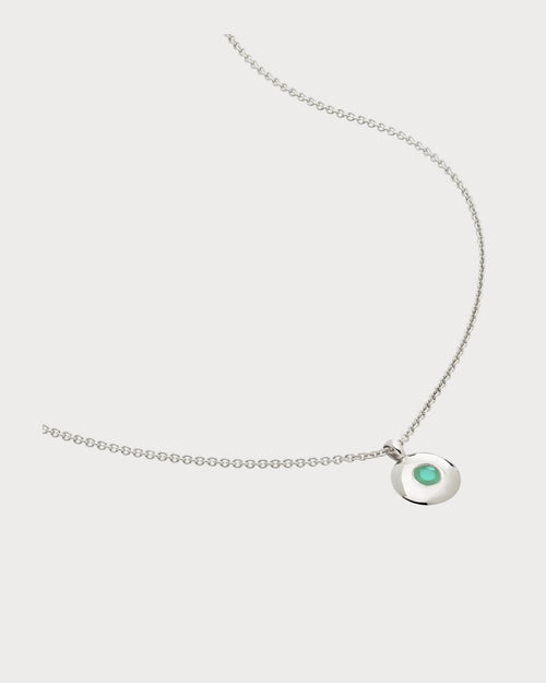 MONICA VINADER May Birthstone Sterling - Silver Necklace | 颈链 (银色) - LondonKelly 英国名牌代购