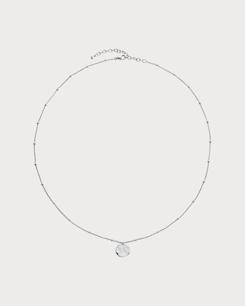 MONICA VINADER Siren Muse Disc 18ct Yellow Gold Vermeil Necklace | 頸鏈 (銀色) - LondonKelly 英國名牌代購