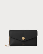MULBERRY Press Stud Pochette on Chain | 玛百莉 按扣链条小包(黑色) - LondonKelly 英国名牌代购