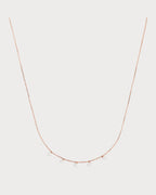PERSEE Rose Gold and Diamond Danae Necklace | 玫瑰金鑽石達娜伊項鍊 (玫瑰金) - LondonKelly 英國名牌代購