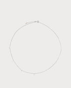 PERSEE White Gold and Diamond 7 - Stone Danae Necklace | 白金钻石七颗石颈 (白金款) - LondonKelly 英国名牌代购