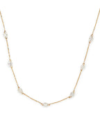PERSEE Yellow Gold and Diamond 7 - Stone Danae Necklace | 黄金钻石七颗石颈链 (黄金) - LondonKelly 英国名牌代购