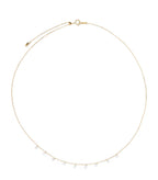 PERSEE Yellow Gold and Diamond 9 - Stone Danae Necklace | 黃金鑽石9顆石達娜伊項鍊 (黃金) - LondonKelly 英國名牌代購