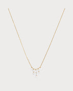 PERSEE Yellow Gold and Diamond Celeste Triangle Necklace | 黃金鑽石三角頸鏈 (黃金) - LondonKelly 英國名牌代購