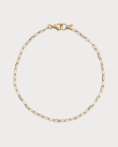 PERSEE Yellow Gold and Diamond Danae Bracelet | 黃金鑽石達娜伊手鍊 (黃金) - LondonKelly 英國名牌代購