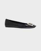 ROGER VIVIER Patent Trompette Ballerinas | RV 平底鞋 (黑色亮皮) - LondonKelly 英國名牌代購