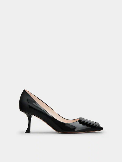 ROGER VIVIER Viv’ In The City Pumps in Patent Leather | RV 漆皮高跟鞋 (多色) - LondonKelly 英国名牌代购
