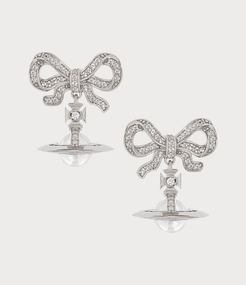 VIVIENNE WESTWOOD Octavie earrings | 西太后 耳環 (銀色) - LONDONKELLY 英國名牌代購