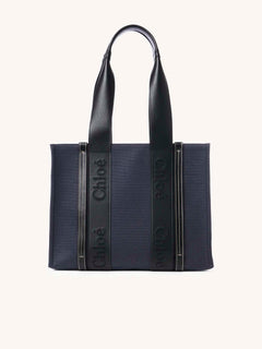 CHLOE Medium Woody Tote Bag | 蔻依 手提袋 (Denim)