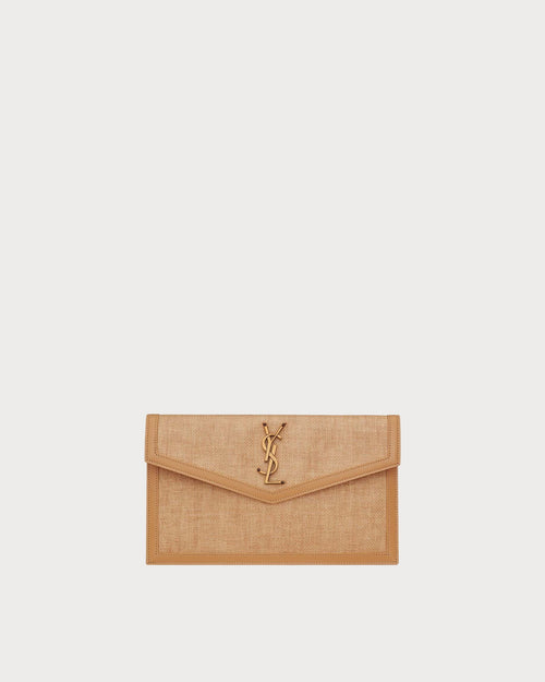 YSL SAINT LAURENT Uptown Pouch | 聖羅蘭 手袋 (啡色)