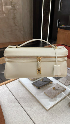 LORO PIANA Extra Softy Bag L29 Grained Leather(3 Colors)