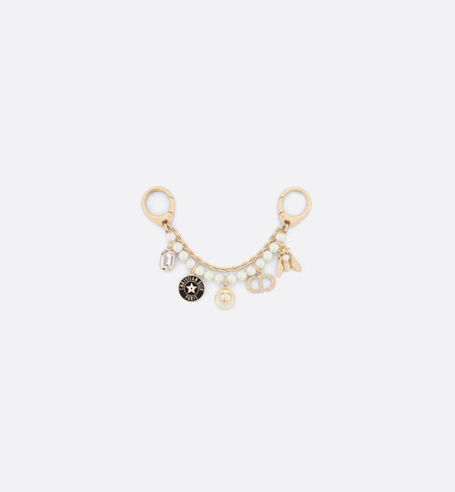 CHRISTIAN DIOR Petit CD Bag Jewelry | Dior handbag charm (gold)