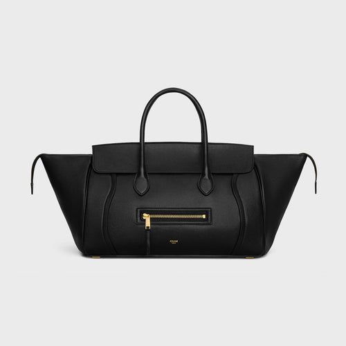 CELINE Luggage in Grained Calfskin | CELINE Handbag (Black)