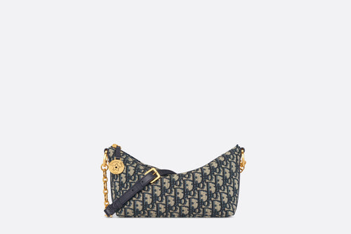 CHRISTIAN DIOR Diorstar Hobo Bag with Chain Oblique | 迪奥手袋(蓝色老花)